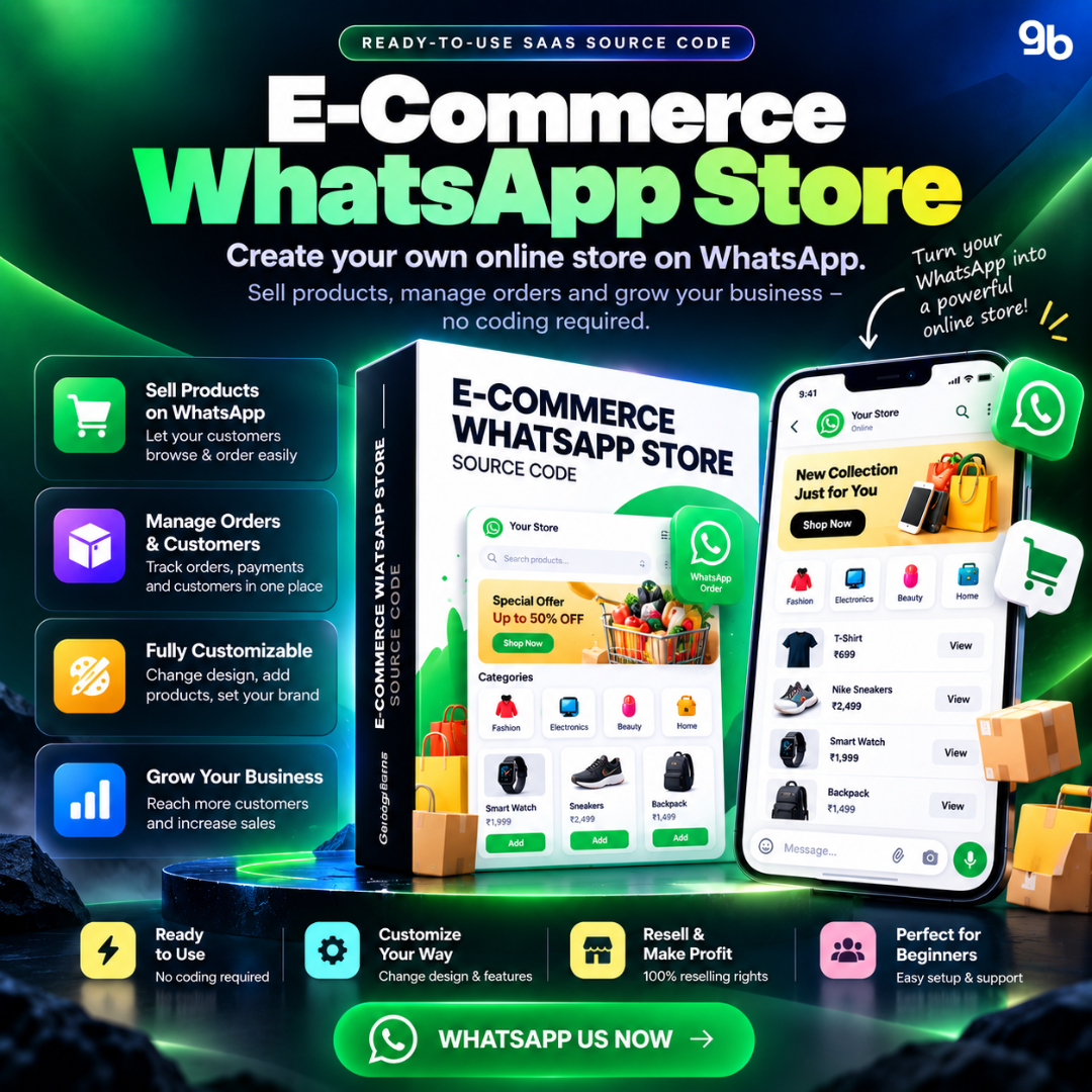 E-Commerce WhatsApp Store preview