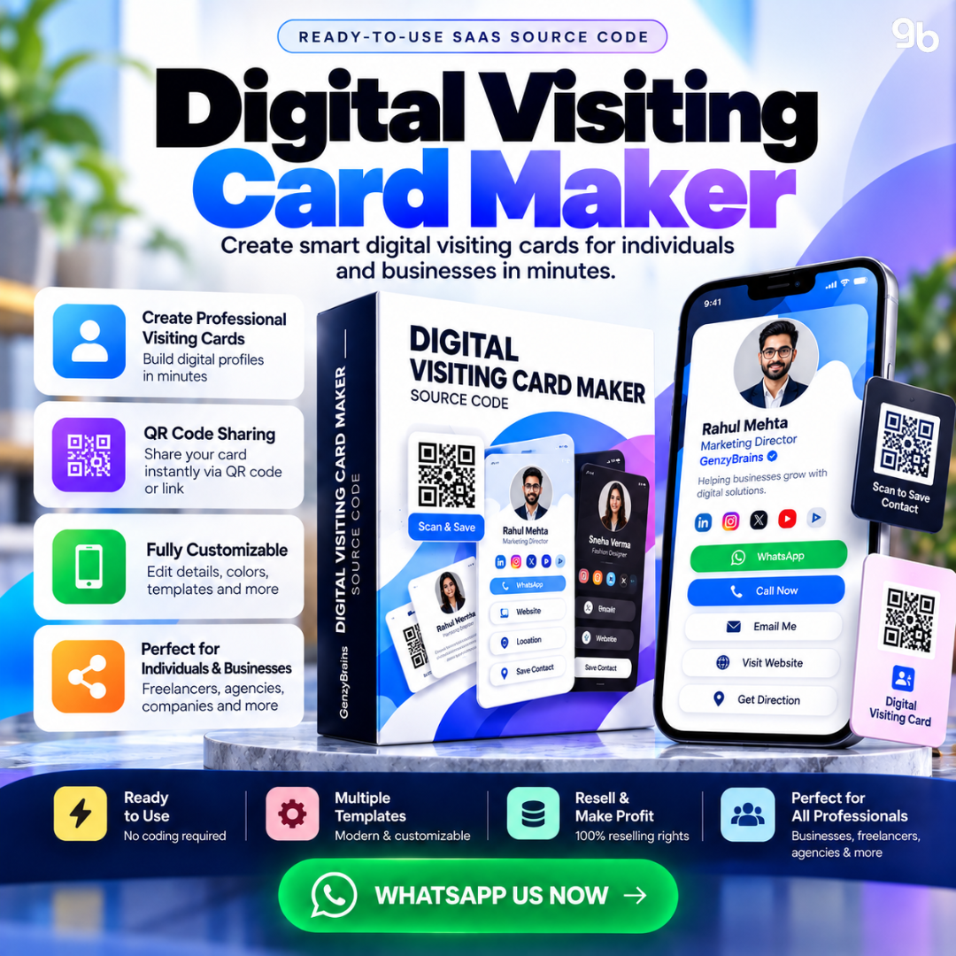 Digital Visiting Card Maker preview