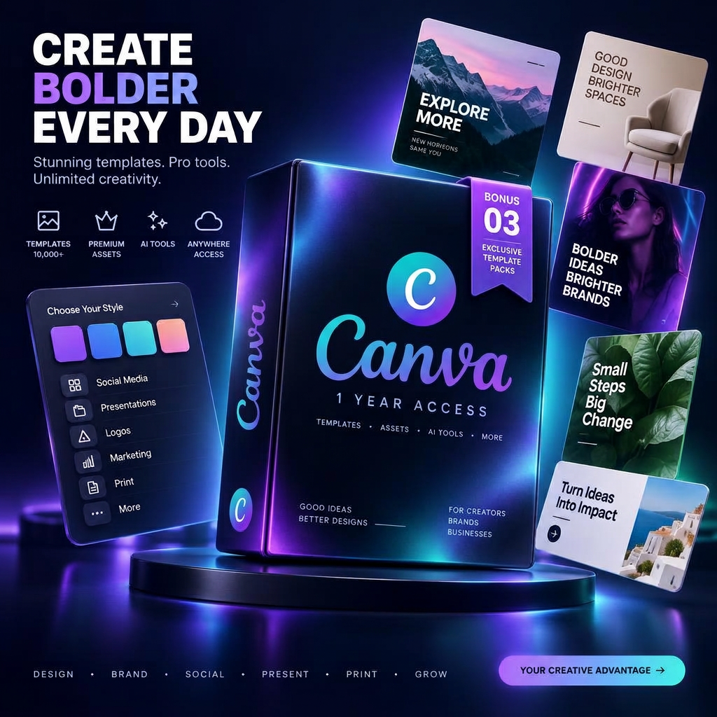 Canva Pro – 1 Year